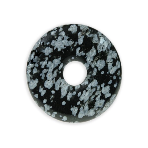 Donut Schneeflocken-Obsidian 20mm