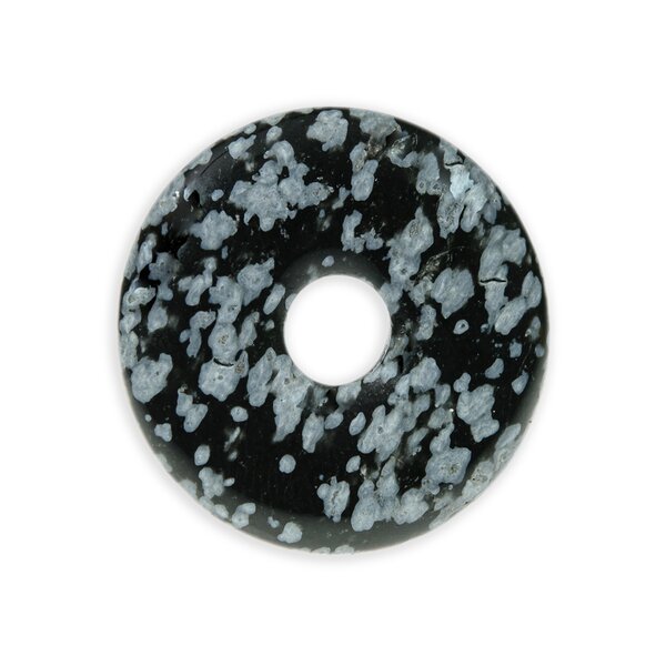 Donut Schneeflocken-Obsidian 25mm
