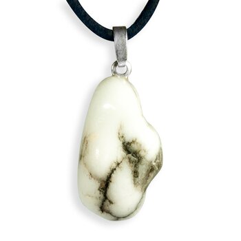 Anh�nger Howlith mit Silber�se (925)