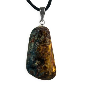 Anh�nger Pietersit mit Silber�se (925)