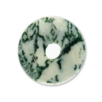 Donut Baum-Achat (Dendritenchalcedon) 40mm