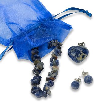 Schmuck-Set f�r Sie Sodalith