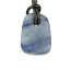 Set Anhänger Aventurin blau "Rechteck" und Lederband