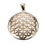 Anhänger Blume des Lebens 32mm, silber rosévergoldet