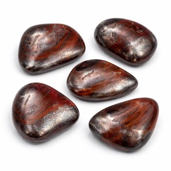 Trommelstein Tigerauge rot 100g