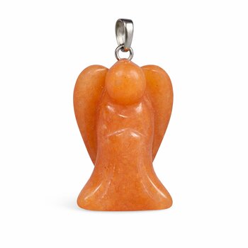 Anh�nger Engel Aventurin rot