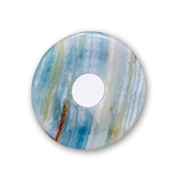 Donut Aragonit blau 40mm