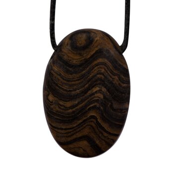 gebohrter Linsenstein Stromatolith