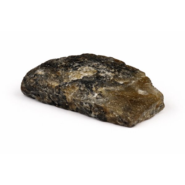 Labradorit Rohstein mit Anschliff