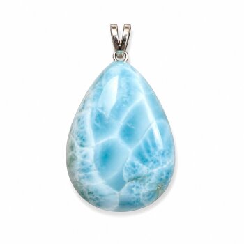 Anhänger Larimar mit 925er Silberöse