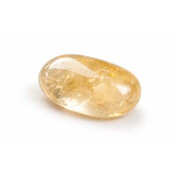 Trommelstein Citrin (echt) S (25x15mm)