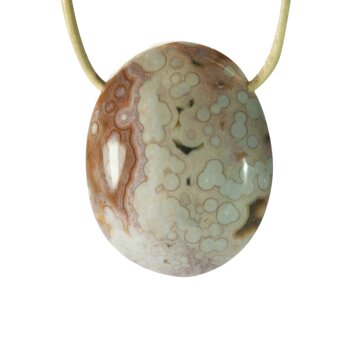 Ozeanjaspis Lochstein "Tropfen"