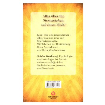 Buch Sternzeichen Stier