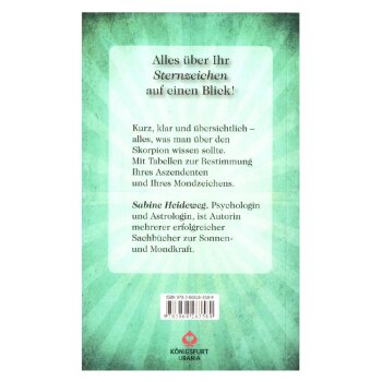 Buch Sternzeichen Skorpion