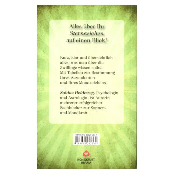 Buch Sternzeichen Zwillinge