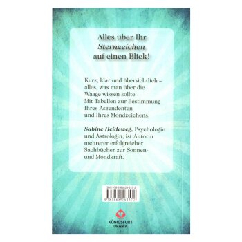 Buch Sternzeichen Waage