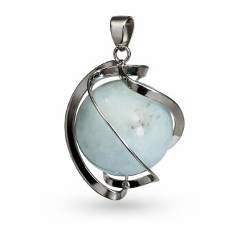 Anhänger DNA-Spirale Amazonit