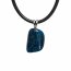 Anhänger Apatit blau mit 925er Silberöse