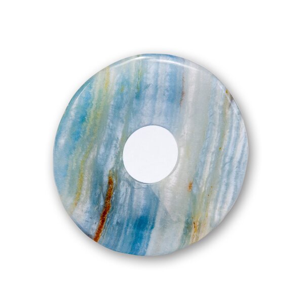 Donut Aragonit blau 50mm