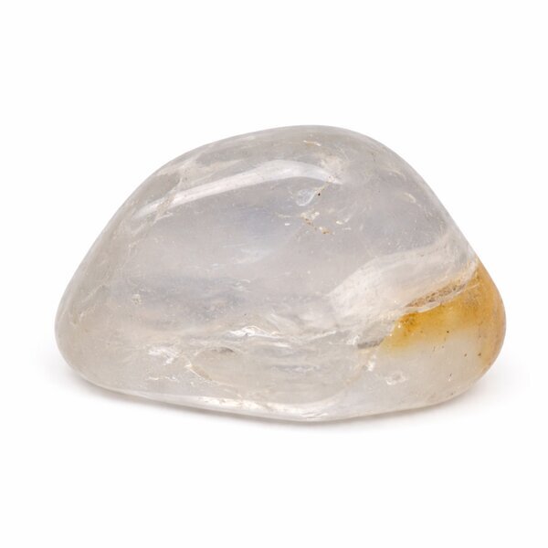 Trommelstein Topas wei� L (30 bis 40mm)