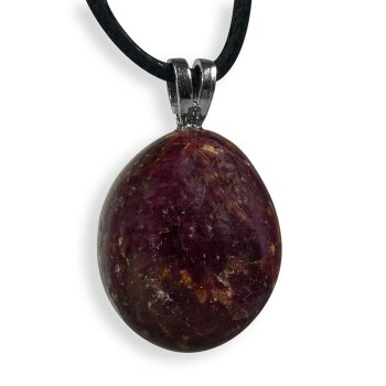 Anhänger Rubin mini mit Silberöse (925)