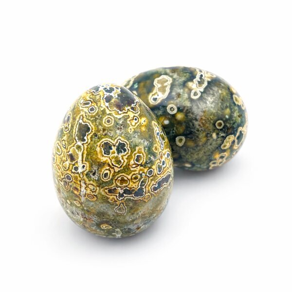 Edelstein-Ei Ozeanachat 50x38mm