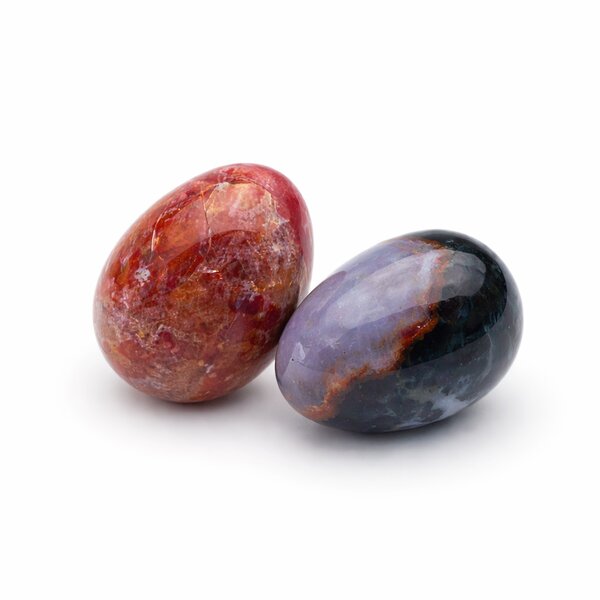 Edelstein-Ei Sardonyx 50x38mm