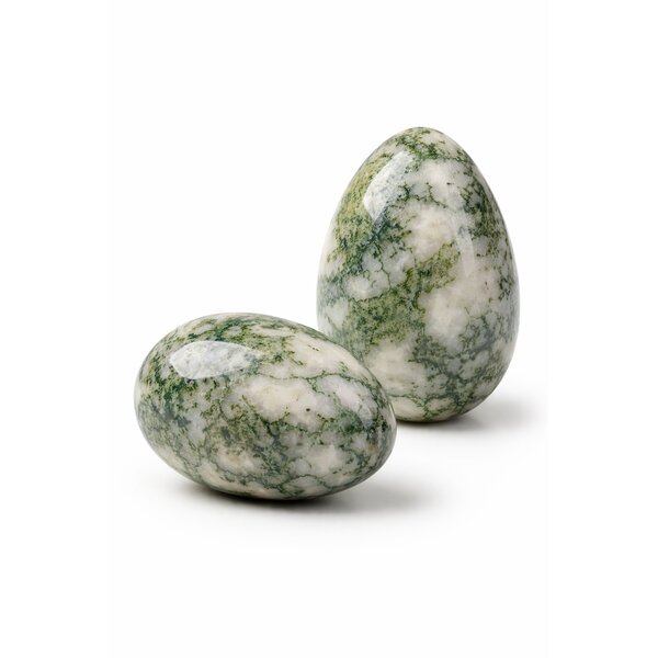 Edelstein-Ei Baumachat 30x20mm