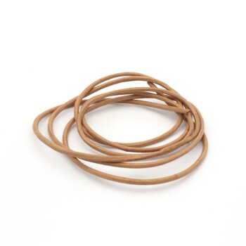 Lederband einfach, bunt (Länge: 100cm) natur