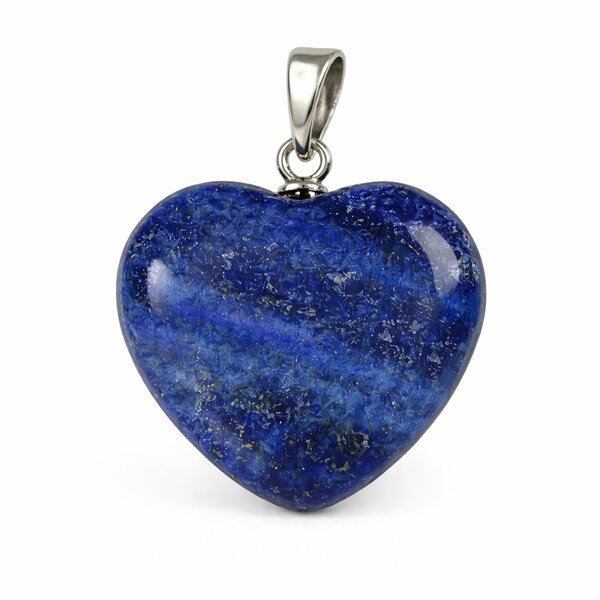 Anh�nger Herz Lapislazuli mit Silber�se (925)