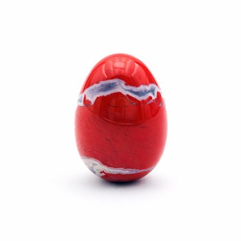 Yoni-Ei Jaspis rot 50x38mm