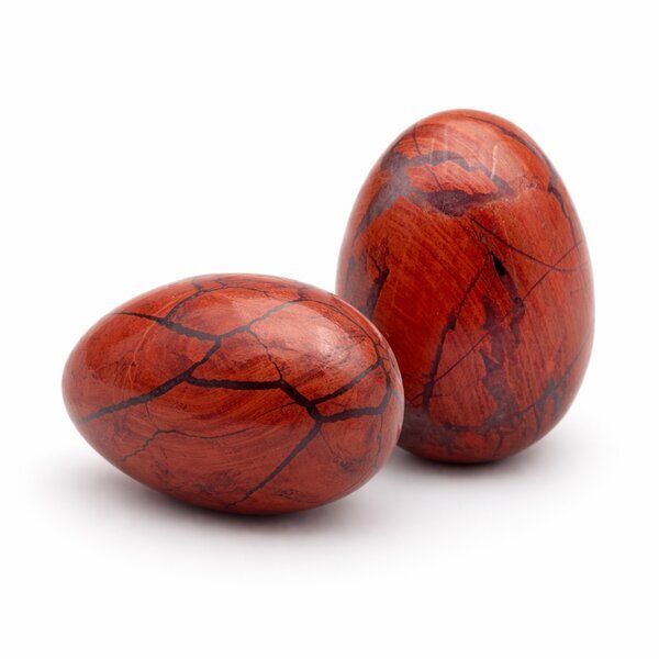 Yoni-Ei Jaspis rot geb�ndert 40x30mm