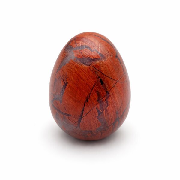 Yoni-Ei Jaspis rot geb�ndert 50x38mm