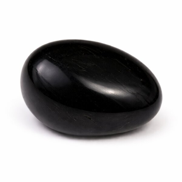 Trommelstein Gagat (versteinerte Kohle) 50g