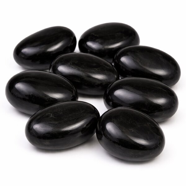 Trommelstein Gagat (versteinerte Kohle) 50g