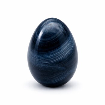 Yoni-Ei Lamellen-Obsidian