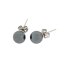 Hämatit Ohrstecker 5mm 925er Silber
