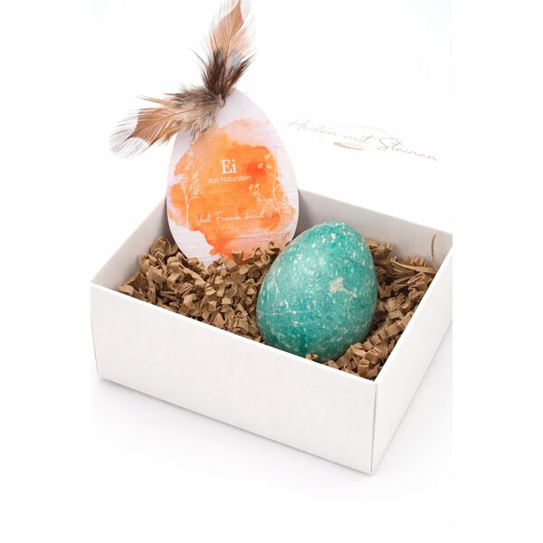 Edelstein-Ei Amazonit