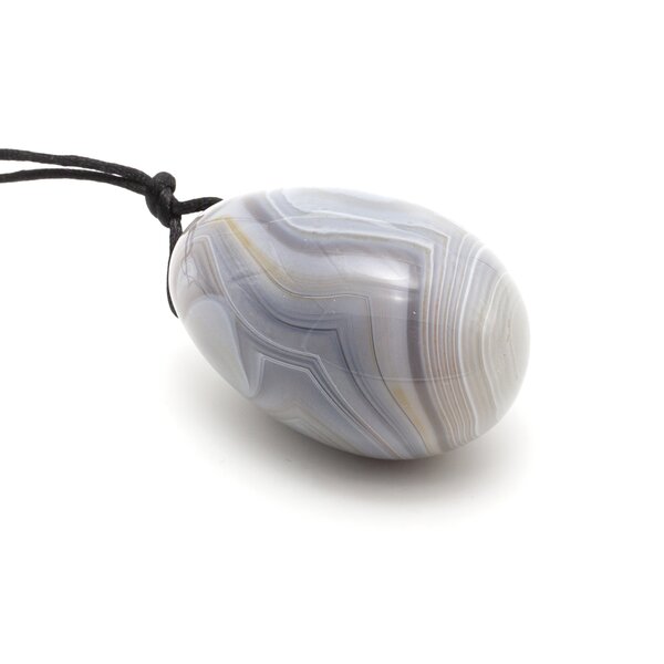 3er Set Yoni- Eier mit R�ckholb�ndchen Achat