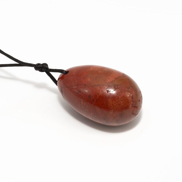 3er Set Yoni- Eier mit R�ckholb�ndchen Jaspis rot