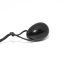 3er Set Yoni- Eier mit Rückholbändchen Obsidian