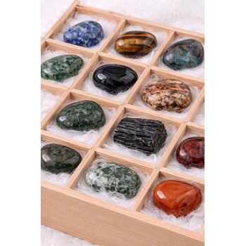 Trommelsteine Sammlerbox - Vielfalt