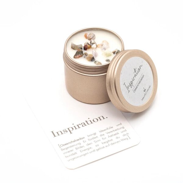 Heilstein-Kerze Inspiration M