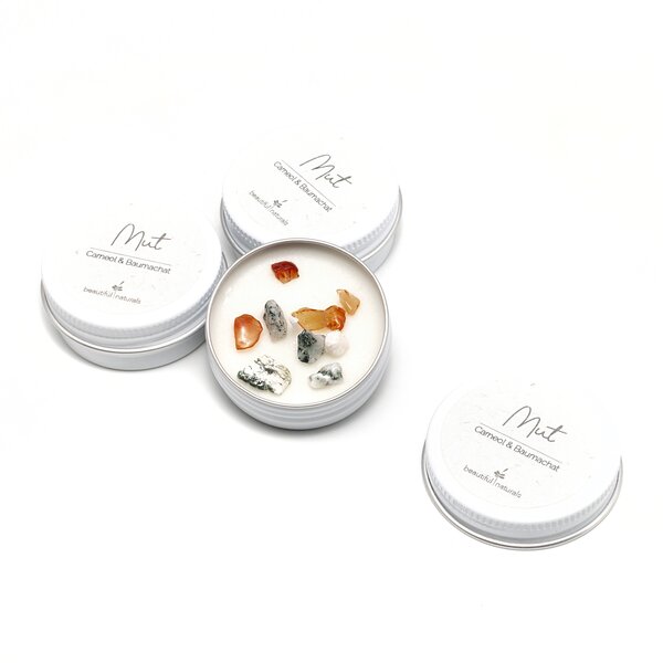 Heilstein-Kerze Mut S