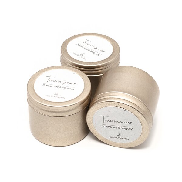 Heilstein-Kerze Traumpaar M