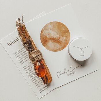 Ritual-Set Krebs: Bernstein, Palo Santo, Cosmos Card,...