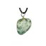 Anhänger Baum-Achat (Dendritenchalcedon)  mit versilberter Öse
