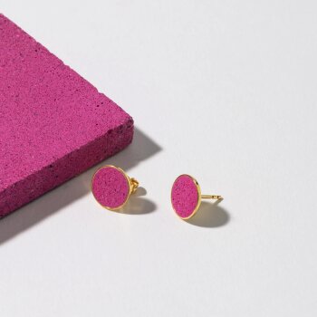 Ohrstecker "Leuchtendes Pink"