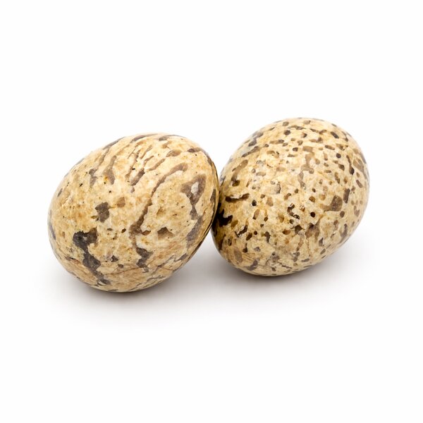 Edelstein-Ei Schriftgranit 40x30mm