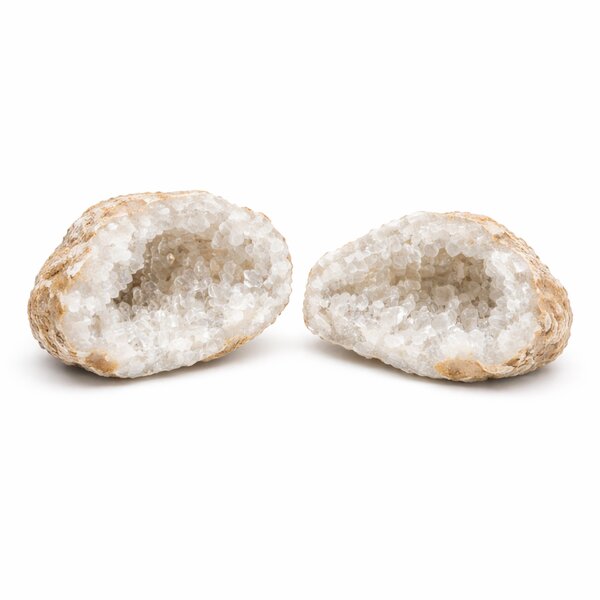 Bergkristall Geode zum �ffnen